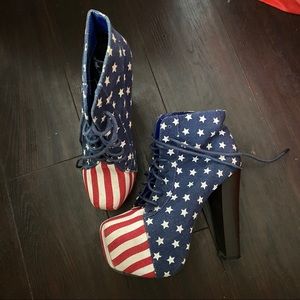 American flag booties